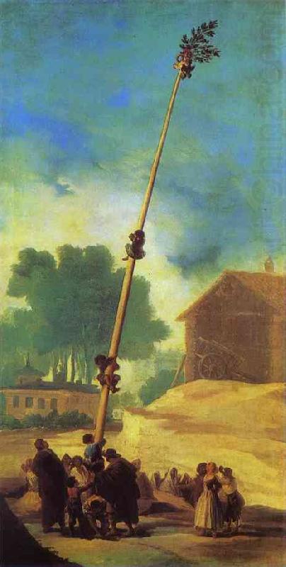 Francisco Jose de Goya The Greasy Pole (La Cucana) china oil painting image